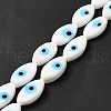 Handmade Evil Eye Lampwork Beads Strands LAMP-G154-06K-2