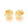 Brass Crimp Beads Covers KK-G016-G-NF-2