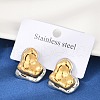 304 Stainless Steel Stud Earrings EJEW-U045-04A-GP-1