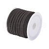 Coconut Brown Flat Faux Suede Cord X-LW-R003-07-2