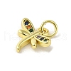 Brass Micro Pave Colorful Cubic Zirconia Charms KK-M283-26B-02-2