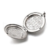 316 Stainless Steel Locket Pendants STAS-C123-04A-P-2