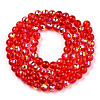 Transparent Electroplate Glass Beads Strands EGLA-TAC0006-05B-2