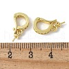 Brass Micro Pave Cubic Zirconia Pendants Bails KK-D324-05G-3