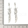 Tibetan Style Alloy Big Pendants FIND-G078-31AS-3