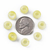 Acrylic European Beads MACR-S375-002B-08-3