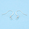 Long-Lasting Plated Brass French Hooks with Coil and Ball KK-K204-137S-3