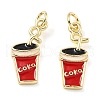 Brass Pendants KK-H002-07A-G-RS-1