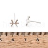 S925 Sterling Silver Stud Earrings EJEW-K303-01S-12-4