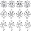SUNNYCLUE 90Pcs 3 Styles Tibetan Style Alloy Connector Charms FIND-SC0007-88-1