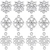 SUNNYCLUE 90Pcs 3 Styles Tibetan Style Alloy Connector Charms FIND-SC0007-88-1