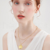 Beebeecraft 6Pcs Brass Locket Pendants KK-BBC0015-48-5