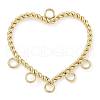 Ion Plating(IP) 304 Stainless Steel Chandelier Component Links STAS-U032-09G-1