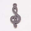 Treble Clef Pendants TIBEP-R315-R-FF-3