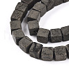 Natural Pyrite Beads Strands G-T140-37A-3