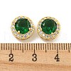 Brass Pave Cubic Zirconia Multi-Strand Links KK-B096-19G-01-3