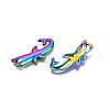 Rainbow Color Alloy Pendants PALLOY-N156-202-3