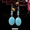 Turquoise Dangle Earrings for Women WG2299-13-1