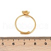 304 Stainless Steel Open Cuff Rings for Women RJEW-K296-01G-6
