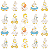 30Pcs 6 Styles Alloy Enamel Pendants ENAM-CJ0005-22-1