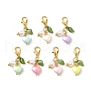 Imitation Pearl Acrylic Pendant Decorations HJEW-JM03455-2