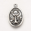 Tibetan Style Alloy Pendants TIBE-Q078-06AS-RS-3