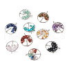 Yilisi 10Pcs 10 Styles Natural & Synthetic Gemstone Pendants G-YS0001-23-12