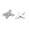 Alloy Pendants ALRI-N039-001K-RS-3