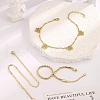 Butterfly Brass Charm 3 Layer Anklets for Women FS-WG032DF-10-2
