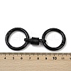 Alloy Spring Gate Clasps PALLOY-Q009-01L-3