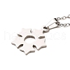 Non-Tarnish Stainless Steel Pendants Necklaces NJEW-K267-01B-P-1