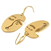 Ion Plating(IP) 304 Stainless Steel Earrings for Women EJEW-E304-10G-2