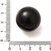Natural Black Obsidian Sphere Beads G-I359-03-3