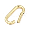 Brass Spring Gate Rings KK-S527-01G-B-2