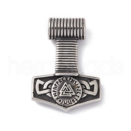304 Stainless Steel Manual Polishing Pendants STAS-G267-20AS-1