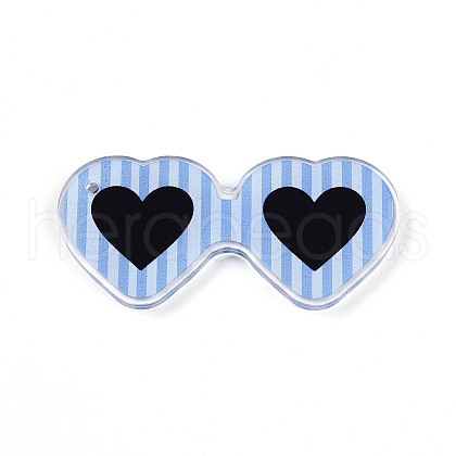 Acrylic Pendants BACR-T001-04-1