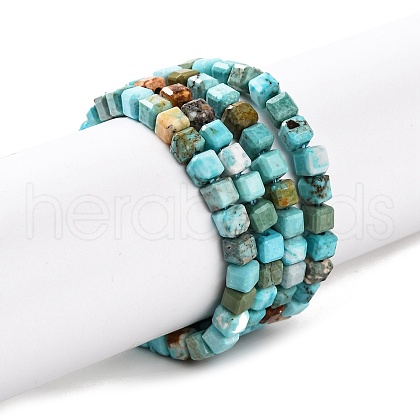 Natural Howlite Beads Strands G-G001-A03-06-1