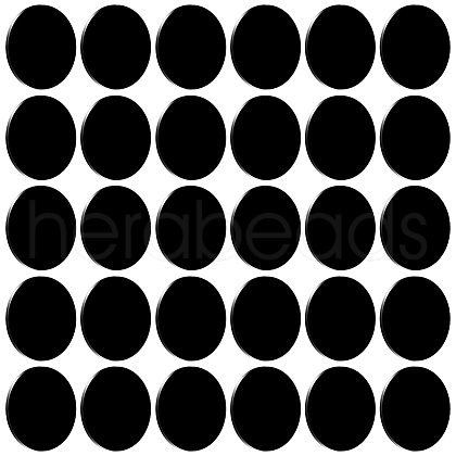 Fingerinspire 30Pcs Acrylic Flat Round Action Figure Display Bases KY-FG0001-13-1