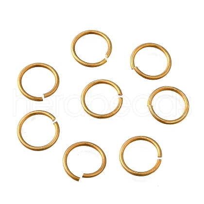 Brass Open Jump Rings KK-XCP0001-99C-1