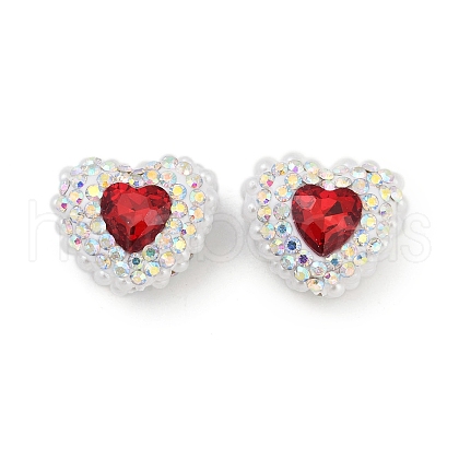 Polymer Clay Glass Rhinestone Beads CLAY-NH0001-13B-1
