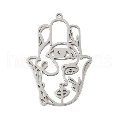 304 Stainless Steel Pendants STAS-G355-01P-1