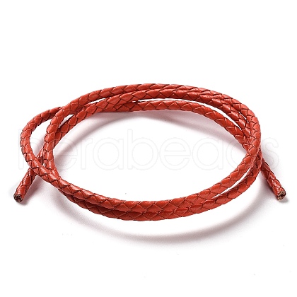 Braided Leather Cord VL3mm-15-1