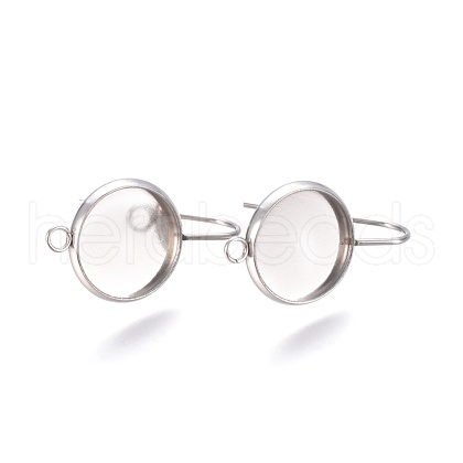 Tarnish Resistant 304 Stainless Steel Dangle Earrings X-STAS-E474-02A-1