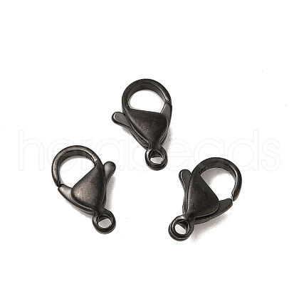 Ion Plating(IP) 304 Stainless Steel Lobster Claw Clasps STAS-AB11-B-1