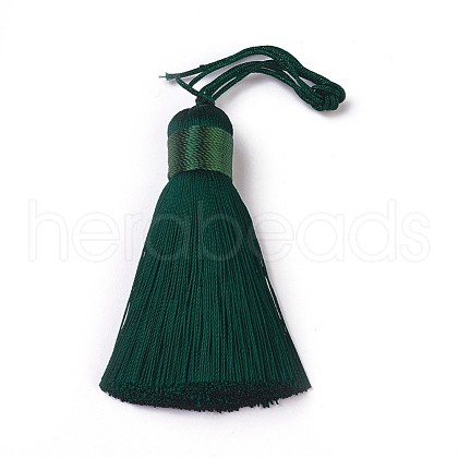 Polyester Tassel Big Pendants HJEW-K030-A-18-1