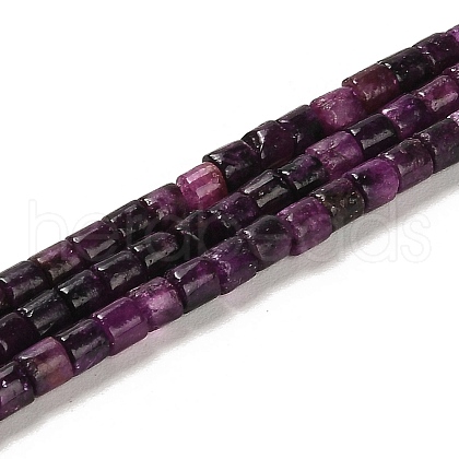 Natural Lepidolite Beads Strands G-F765-F01-01-1