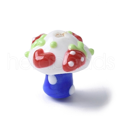 Handmade Lampwork Bumpy Beads LAMP-Q007-01E-1