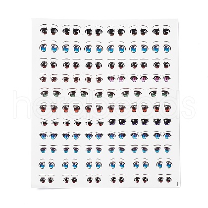 Water Transfer Eyes Stickers DIY-B039-01-1