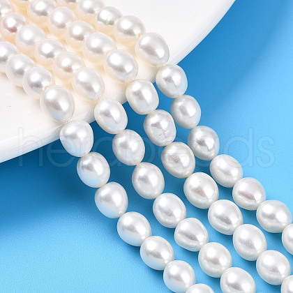 Natural Cultured Freshwater Pearl Beads Strands PEAR-N012-07Z-1