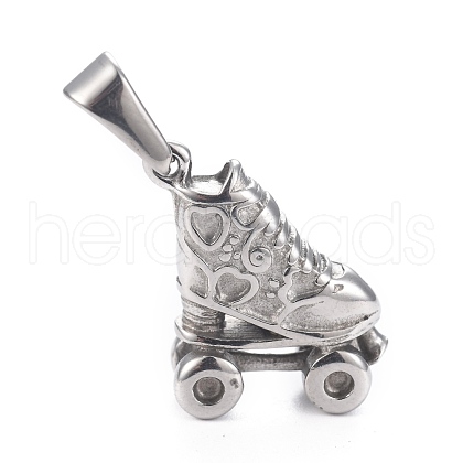 Non-Tarnish 304 Stainless Steel Pendants X-STAS-H110-07AS-1